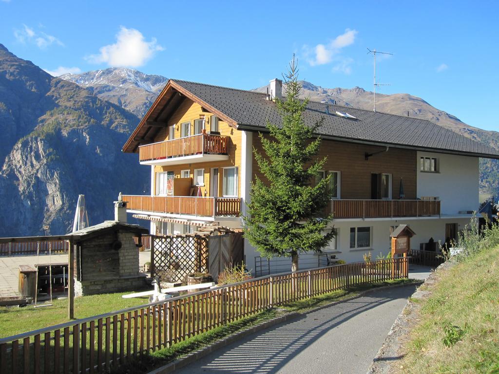 Apartamento Haus Waldheim Grächen Exterior foto